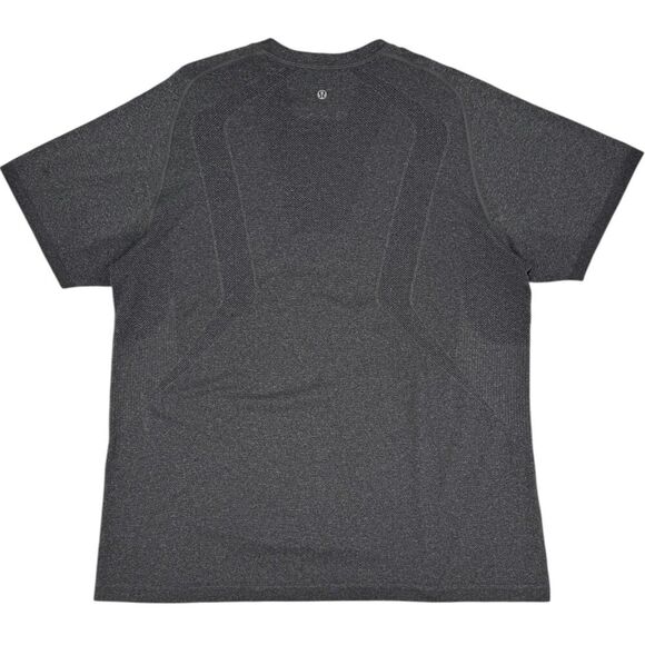 Lululemon Men's Metal Vent Tech Short Sleeve Shirt Heathered Black XXL - Picture 2 of 8